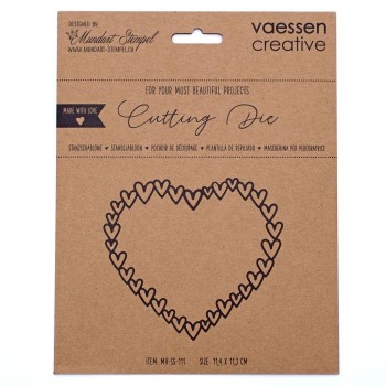 Fustella Cornice Cuore con Cuoricini - Frame hearts