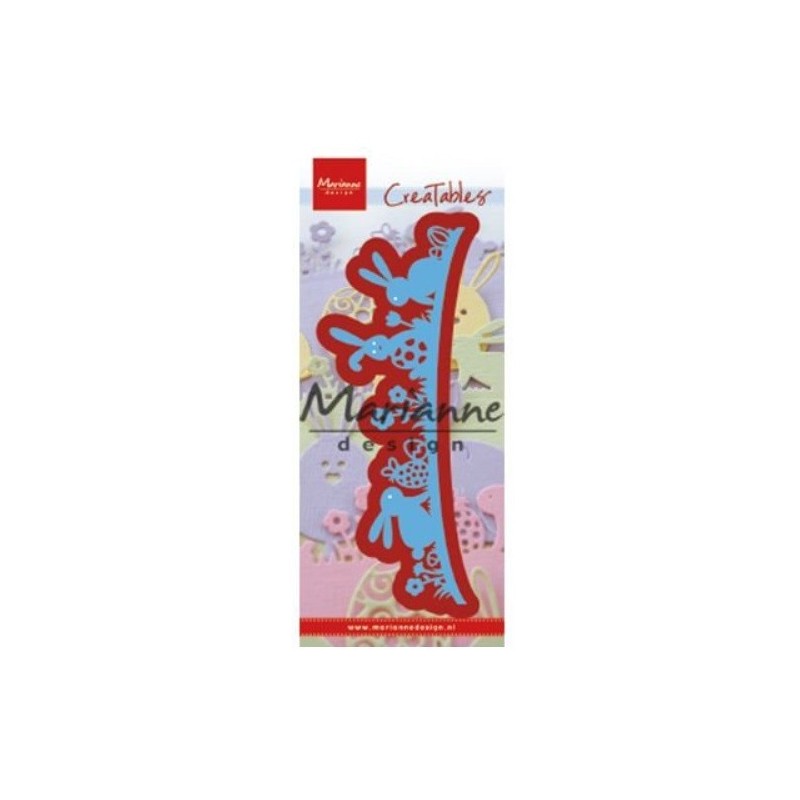 Fustella Bordo Conigli Pasquali LR0588 Marianne Design Creatables