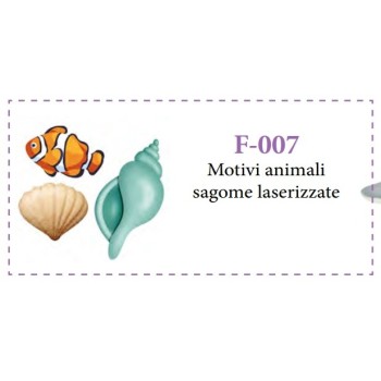 Sagome Animali Marini - Fondale Marino - Idee per Creare F-007