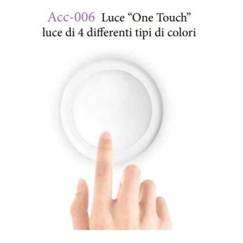 Luce “One Touch” luce di 4 differenti tipi di colori - Idee per Creare - Acc-006