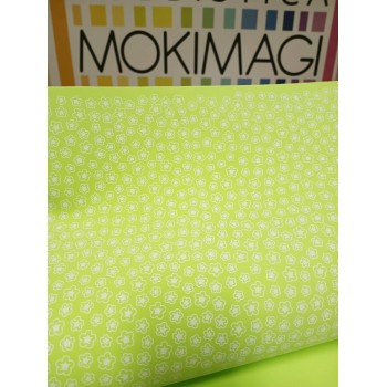 Gomma Crepla Verde Fiori Bianchi - 2mm - Foglio 40x60cm