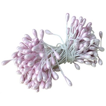 Pistilli Rosa per Fiori Finti - 100 teste (Renkalik)