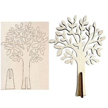 Albero Ciliegio in Legno - Renkalik 17x24cm spessore 6 mm