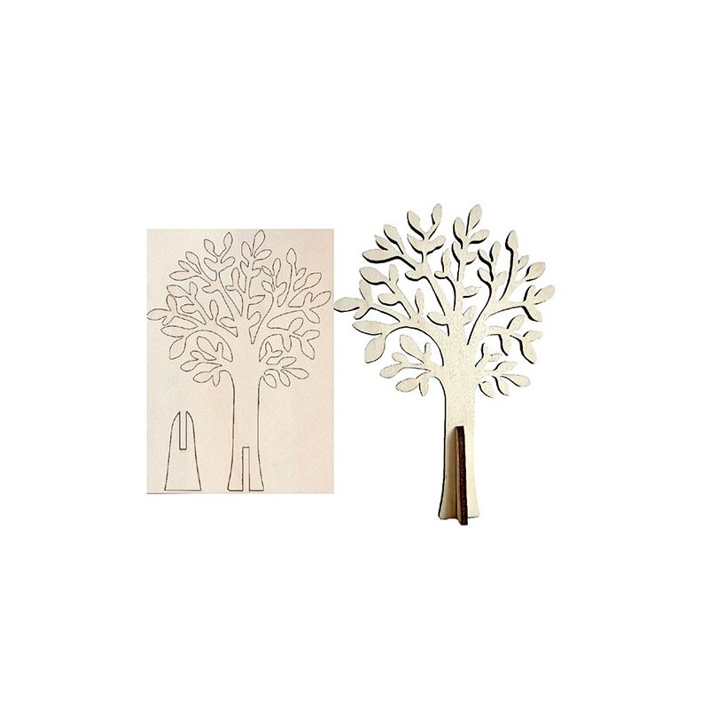Albero Ciliegio in Legno - Renkalik 17x24cm spessore 6 mm
