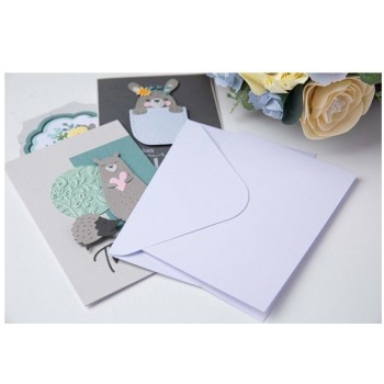 Buste Lettera Bianche A6  Sizzix Surfacez - Neutral Card & Envelope Pack, A6, White, 665921