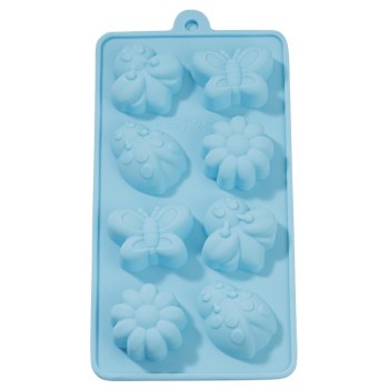 Stampo Primavera per Gessetti, Polvere di Ceramica, Sapone, ecc...Coccinella, Fiore, Ape, Farfalla