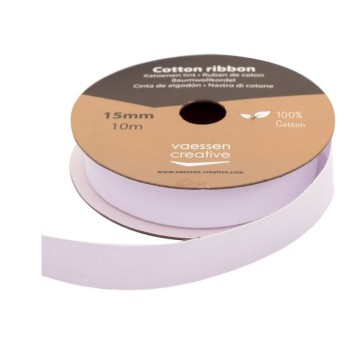Nastro di cotone 15mm x 10m Bianco - 1109-88 Vaessen Creative
