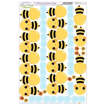 Pannello Portachiavi Ape P-198 Idee per Creare Apine Portachiavi