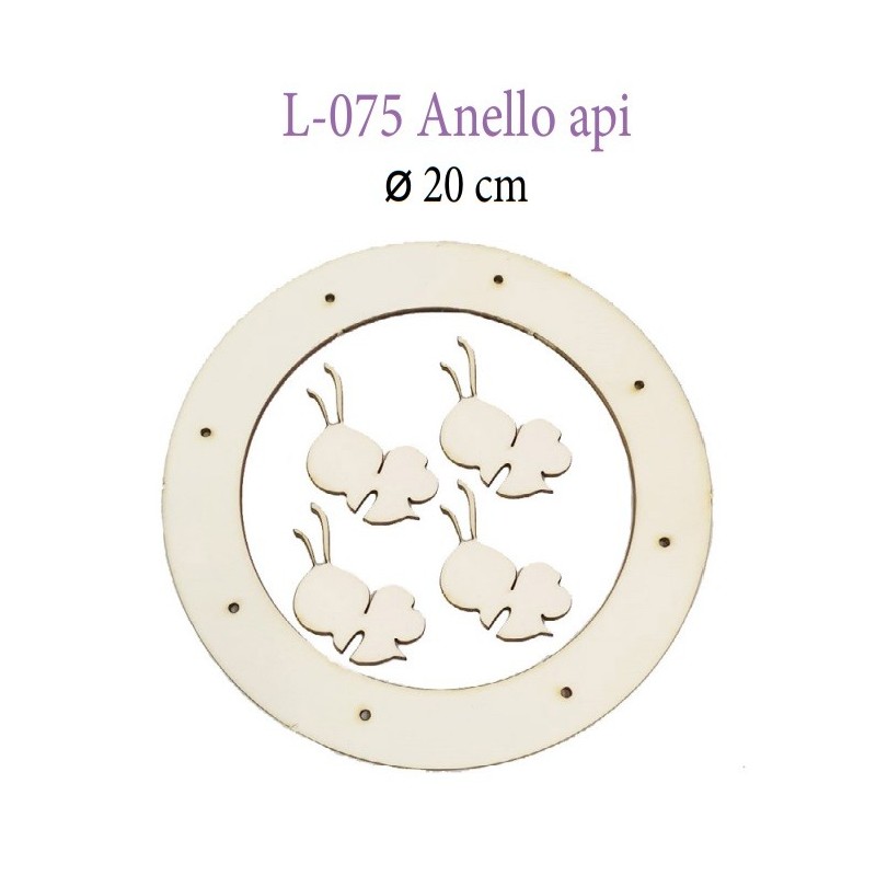Anello Api - Idee per Creare - L-075 Anello per Giostrina Bimbi