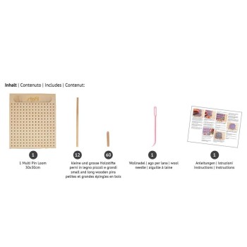 Telaio Multi Pin Loom - Fiocchetteria e tanto altro - 30x30cm