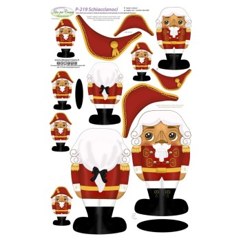 Pannello Schiaccianoci - Idee per Creare - P-219 Pannello Natale