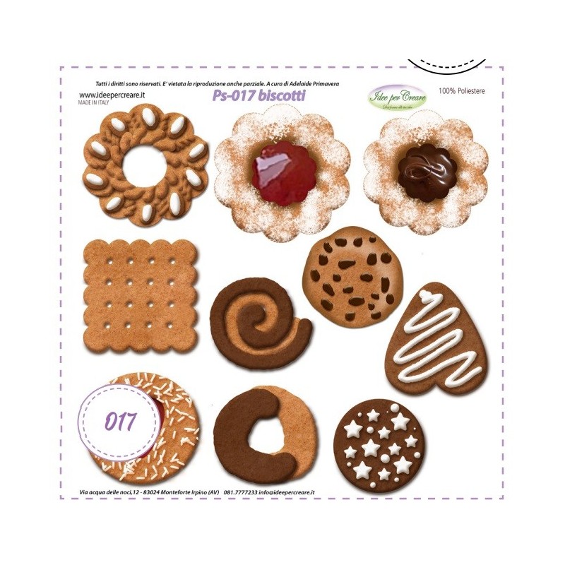 Pannello MINI Ps-017 Biscotti Idee Per Creare 25x25cm