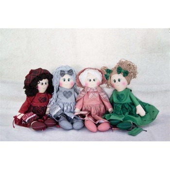 Pannello Bamboliamo Doll Terry - Tessuto Bambola Grigia Stafil 70x100cm