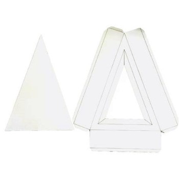 Box Triangolo 3D da Assemblare e Decorare - Renkalik