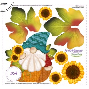 Pannello MINI Ps-024 Gnomo Idee Per Creare 25x25cm
