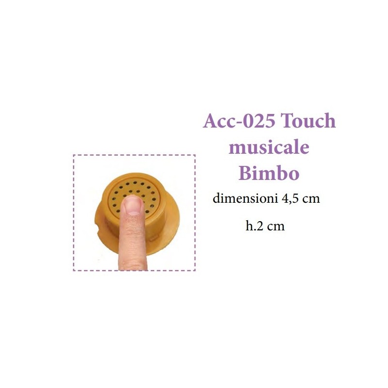 Touch musicale Bimbi - Idee per Creare - Acc-025