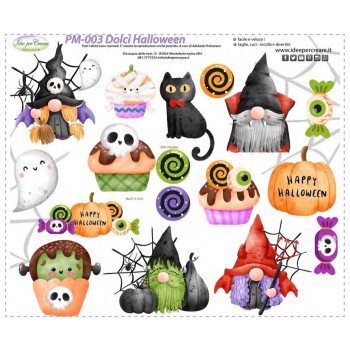 Pannello Halloween Idee per Creare - PM-003 Dolci Halloween