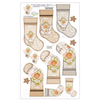 Pannello Calze - Idee per Creare - P-252 Pannello Calze Angel 17 e 30cm