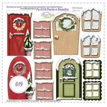 Pannello Porte e FInestre MINI Ps-019 Idee Per Creare 25x25cm