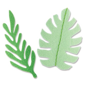 Fustella Foglie Tropicali Sizzix • Bigz Die Doodle Leaves 666028