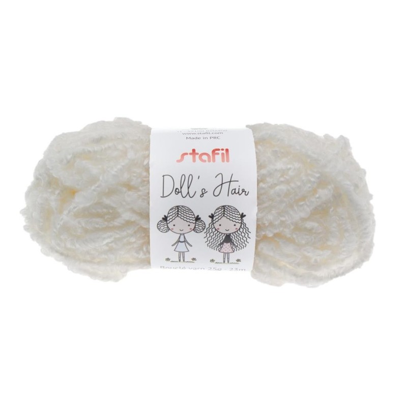 Lana FILATO BOUCLÈ DOLLS - Stafil Capelli per Bambole 25g - 23m