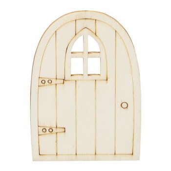 Porta in Legno - 6x10x0,3cm Porticina in Legno