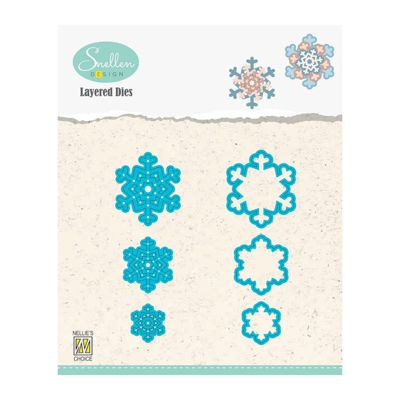 Fustella Piccoli Fiocchi di Neve • Snowflakes Nellie Snellen