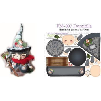 Pannello Befana Domitilla Idee per Creare PM-007