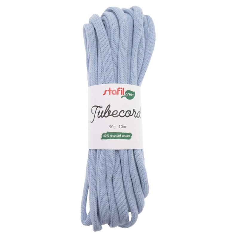 Cordoncino Tubolare TUBECORD Tricotin colore Azzurro Baby 10metri