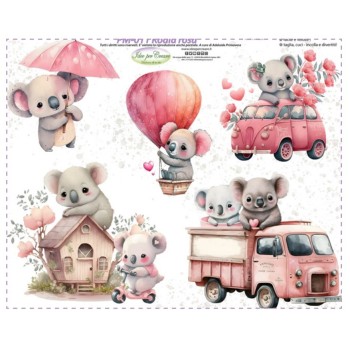 Pannello Koala Rosa Idee per Creare PM-011 San Valentino