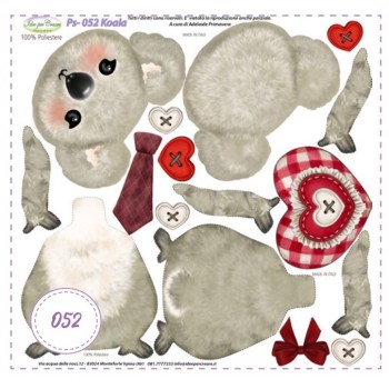 Pannello Koala Cucciolo Ps-052 Idee Per Creare 25x25cm San Valentino