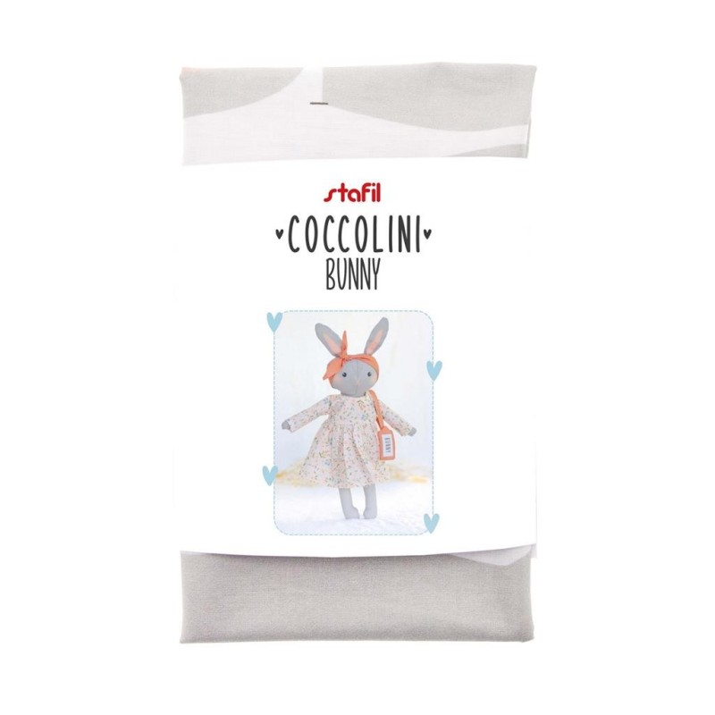 Pannello Coccolini Bunny - Tessuto Pannello Coniglietto Stafil 56x75cm