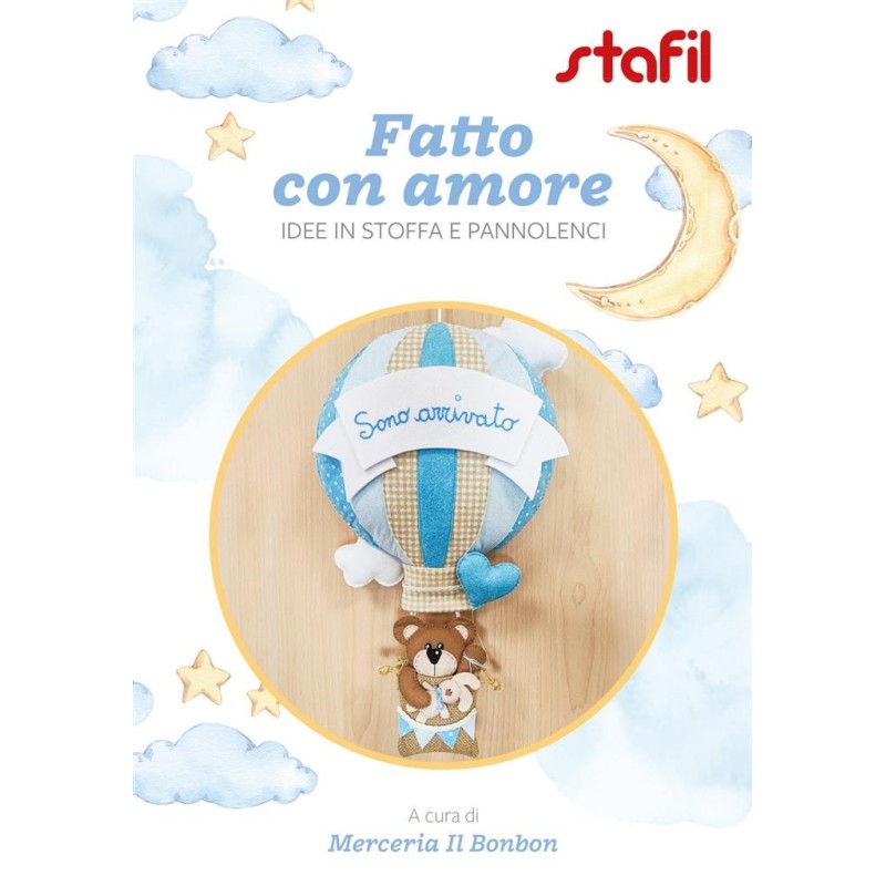 Libro IL BONBON Fatto con Amore - LIBRETTO con Cartamodelli Idee in Stoffa e Pannolenci