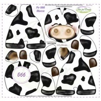 Pannello MINI Ps-066 Mucca Idee Per Creare 25x25cm