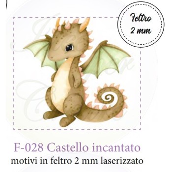 Sagome per Libro "Castello incantato" - Idee per Creare F-028