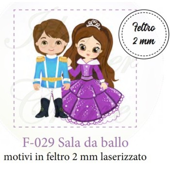 Sagome per Libro "Sala da ballo" - Idee per Creare F-029