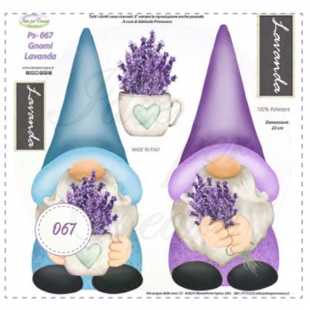 Pannello Gnomi Lavanda Ps-067 Idee Per Creare 25x25cm
