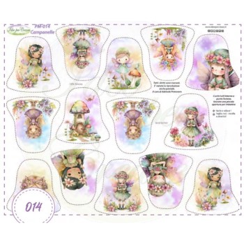 Pannello Campanelle Idee per Creare PM-014 Campane con Fatine