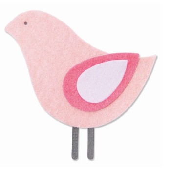 Fustella Uccellino Sizzix • Bigz Scandinavian Bird di Jennifer Ogborn 665901