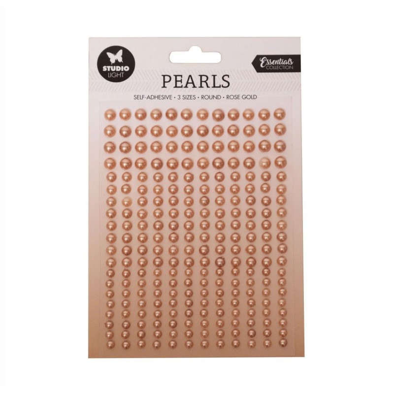 Mezze Perle Adesive Rosa Gold • Studio Light