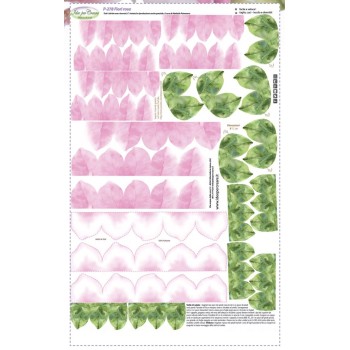 Pannello Fiori Rosa P-278 Idee per Creare