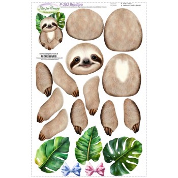 Pannello Coccarda Bradipo P-282 Idee per Creare