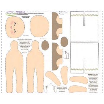 Pannello Bambola LEI Idee per Creare PM-020