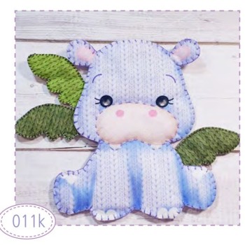 Kit Ippopotamo - Idee Per Creare PK-011K Linea Safari