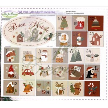 Pannello Calendario Avvento Idee per Creare PM-030 Natale