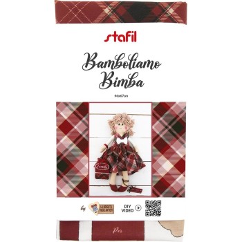 Pannello Bamboliamo Bimba - Tessuto Bambola Stafil 46x67cm