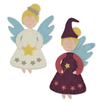 Fatine di Natale - Fustella 663234 Sizzix Bigz Die - Christmas Fairy Stafil
