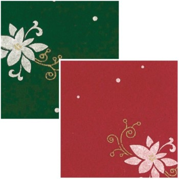 Pannolenci Poinsettia Tramato Natale - 30x40cm 1mm