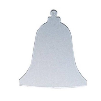 Campana di Plastica Trasparente 8x9cm Lastra da Appendere
