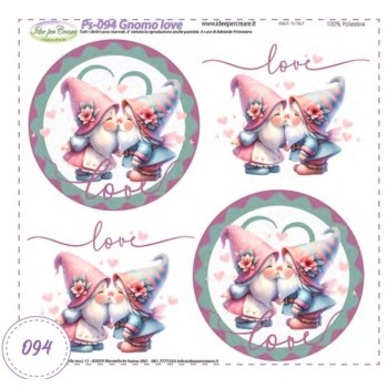 Pannello Gnomo Love Ps-094 Idee Per Creare 25x25cm